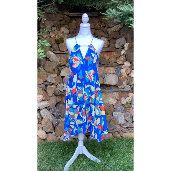 Banana Boat Dresses & Skirts - Banana Boat Sundress Size Medium New With Tags Floral Halter Sharkbite BB882
